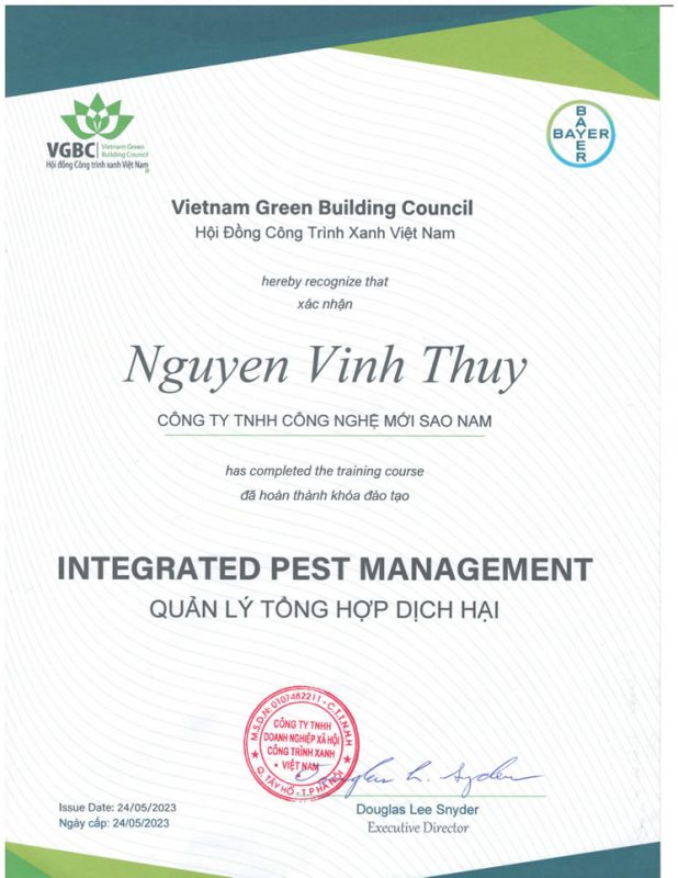 Công Ty Diệt Côn Trùng Sao Nam